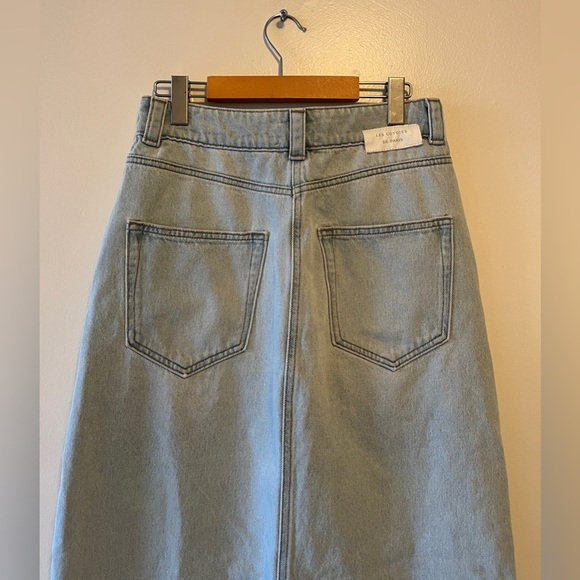 Les Coyotes De Paris Joy Denim Skirt Light Wash Size 38 - Picture 5 of 11